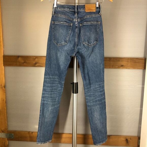 DENIM FORUM The Yoko High Rise‎ Slim Jeans Sz 23 - Picture 3 of 8